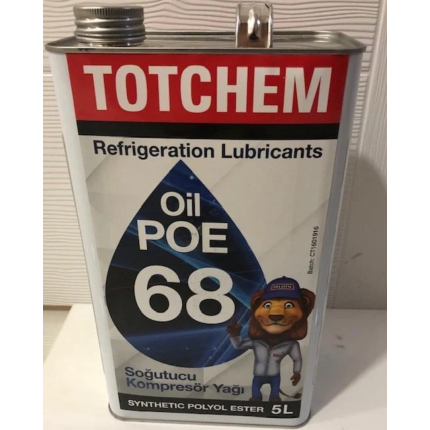 Totchem Oil Poe 68 Soğutucu Kompresör Yağı 5 LT