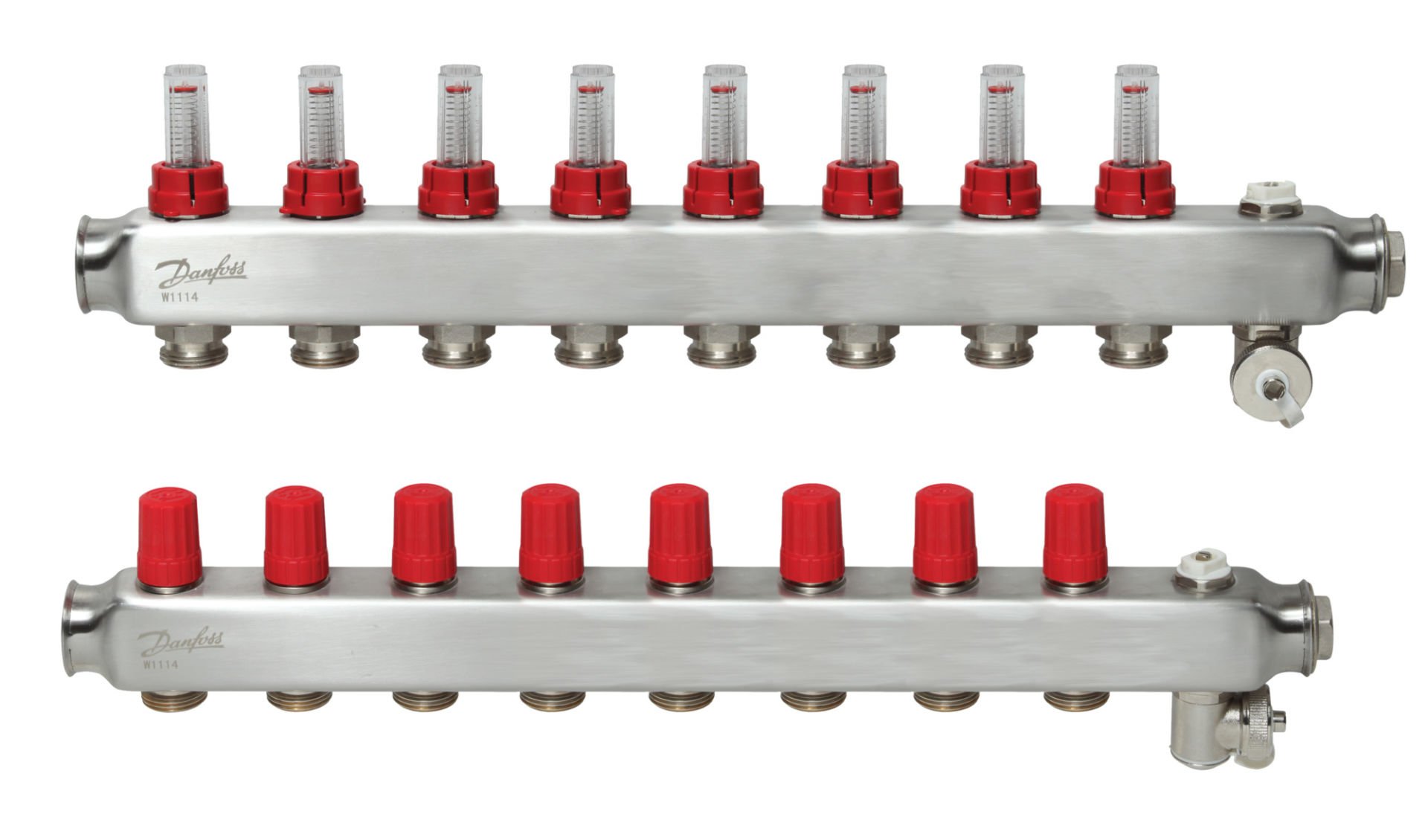 Danfoss 088U0758 8 Ağızlı Yerden Isıtmalı Manifold Seti Danfoss 088U0758 8 Ağızlı Yerden Isıtmalı Manifold Seti - Görsel 1