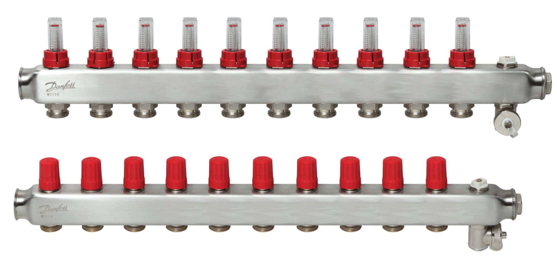 Danfoss 088U0760 10 Ağızlı Yerden Isıtmalı Manifold Seti Danfoss 088U0760 10 Ağızlı Yerden Isıtmalı Manifold Seti - Görsel 1