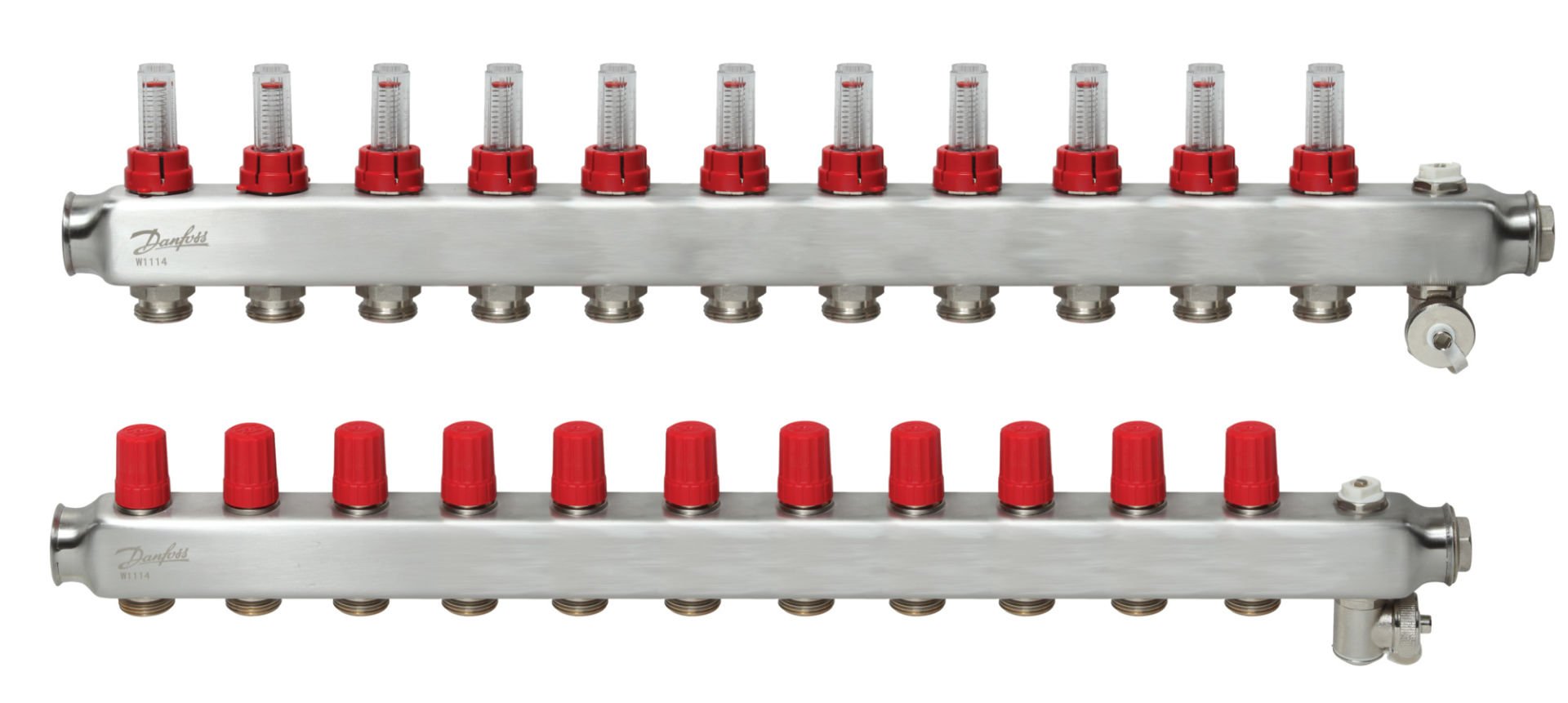 danfoss-11-agizli-manifold-set.jpg Danfoss 088U0761 11 Ağızlı Yerden Isıtmalı Manifold Seti - Görsel 1