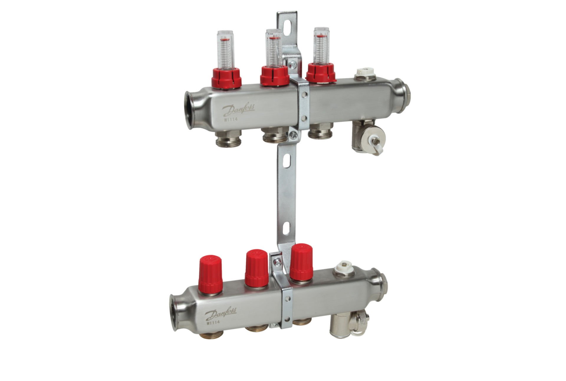 danfoss-3-agizli-manifold-set.jpg Danfoss 088U0753 3 Ağızlı Yerden Isıtmalı Manifold Seti - Görsel 1