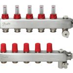 Danfoss 088U0755 5 Ağızlı Yerden Isıtmalı Manifold Seti