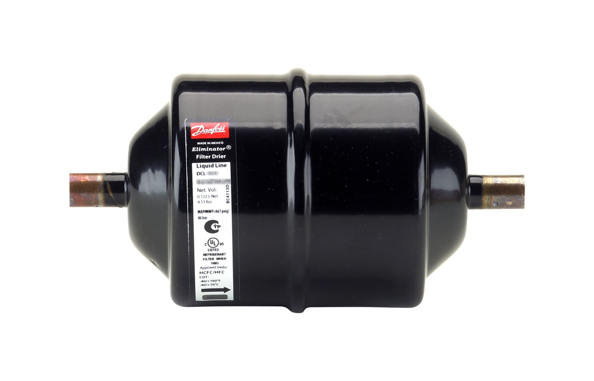 id129422500004-0102-preview.jpg Danfoss Hermetik Filtre Kurutucu DCL 163S M/12 023Z5029 - Görsel 1