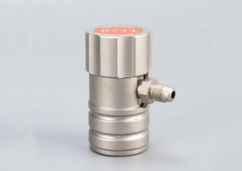 r744-adapter-yuksek-basinc-vana.jpg Hongsen - HS-MH-R744 - R744 için Yüksek Basınç Araç Klima Şarj Vanası - Görsel 1