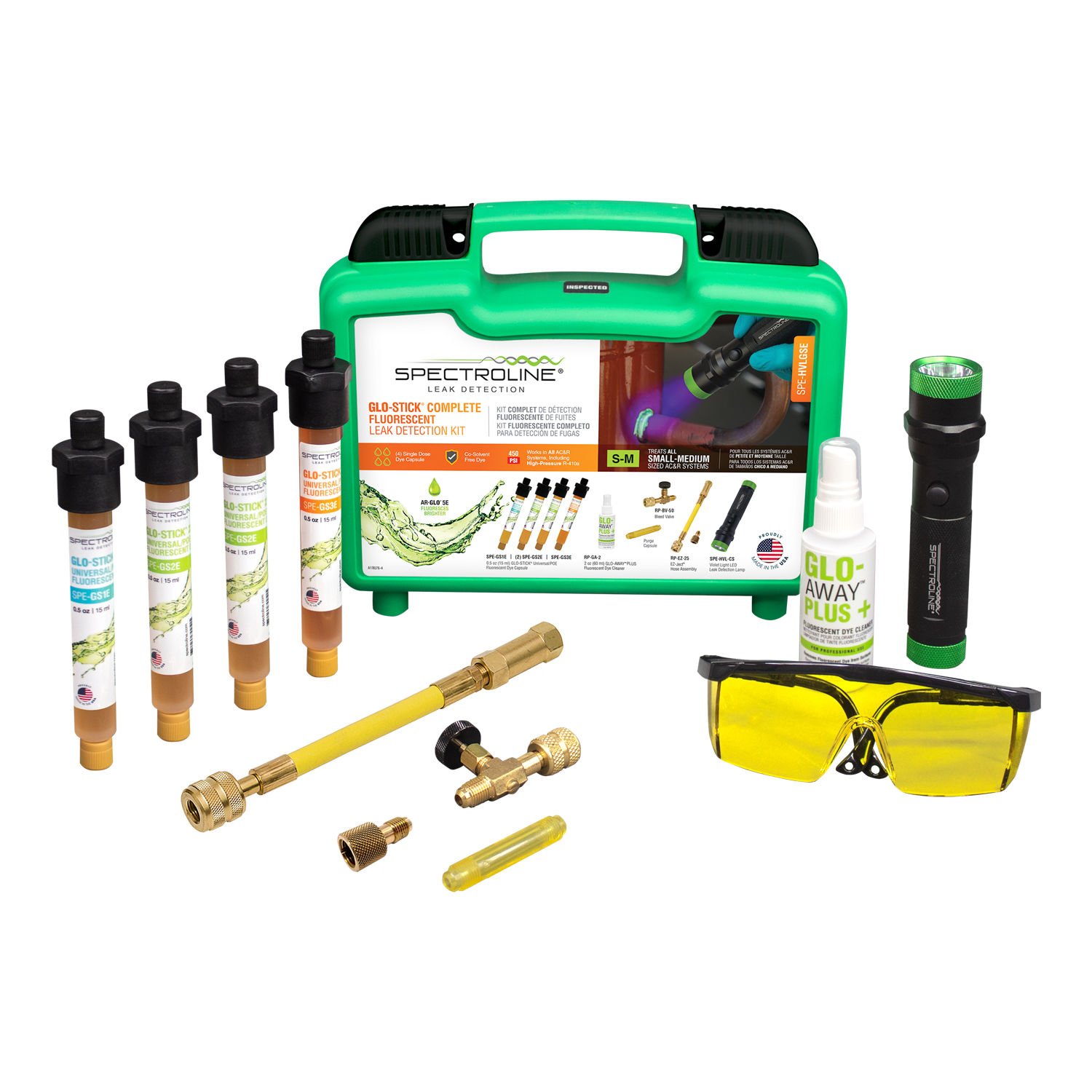 spe-hvlgse-contents-1500.jpg Spectrolıne HVLGSE Kaçak Bulma Sıvısı Kit - Görsel 1